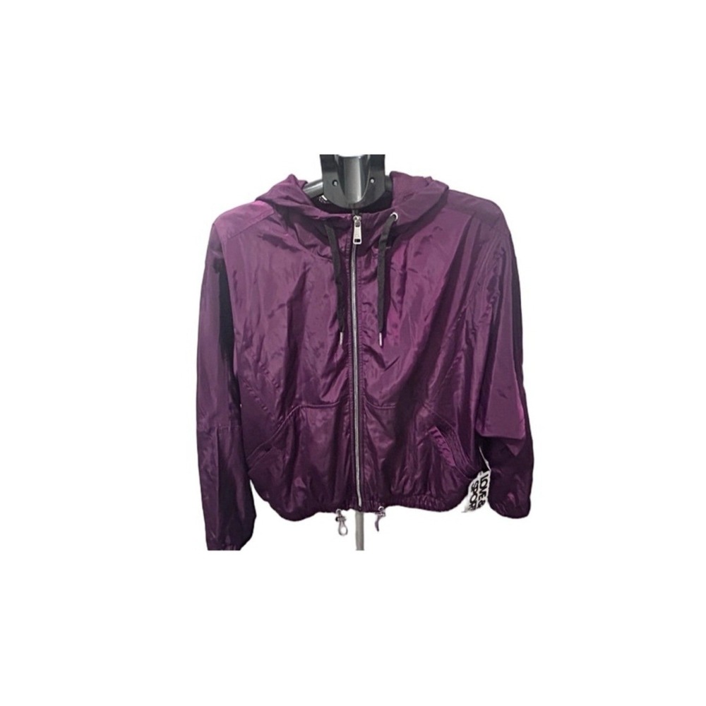 Love & Sports Track Jacket Women XXL 20 Purple NEW Water Resistant Windbreaker